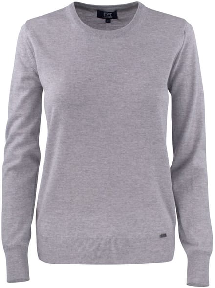 Cutter & Buck Kennewick Crewneck Dames 355407 - Grijs Melange - XS