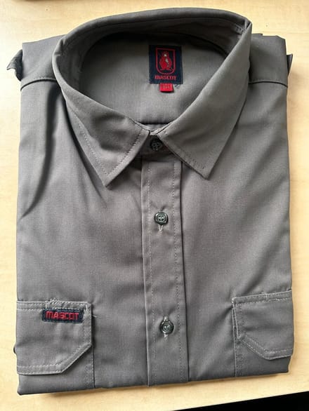 Mascot 00503-230 Overhemd korte mouwen grijs | Maat 41-42