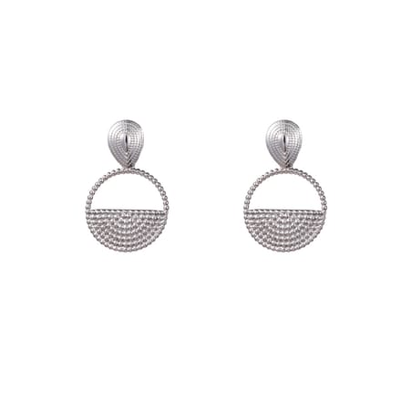 Go Dutch Label Oorknoppen drop & dangle Zilver