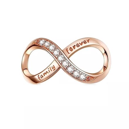 Infinity Bedel - Family Forever - Voor op Bedel Armbanden - Romystones