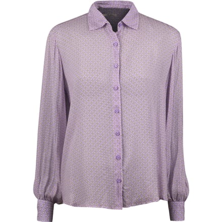 Stenströms Amanda Shirt Volume Sleeve Light Purple Pattern Taglia: 38 | Magliette intime Outlet | Donna | Viola
