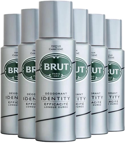 6x Brut Deodorant Identity 200 ml