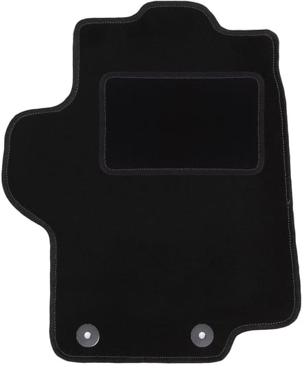 Bestuurdersmat zwart voor: Peugeot 1007 minivan (2004-2009)