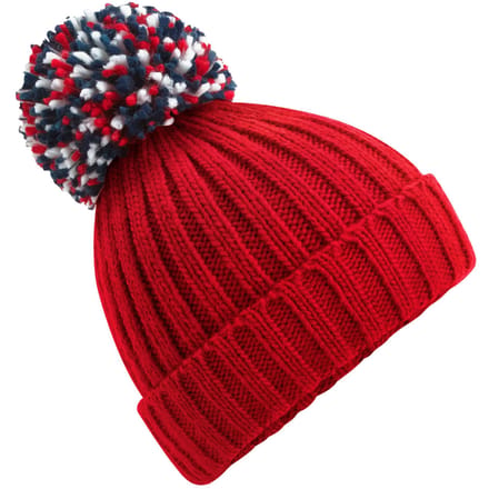Beechfield Unisex Hygge muts voor volwassenen (Klassiek rood)