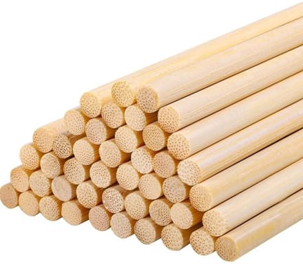 Allecto - Houten Stokken - Bamboe Stokken - Voor Modelbouw en