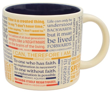 UPG Mok - I Drink Therefore I Am (Philosophy) Quote
