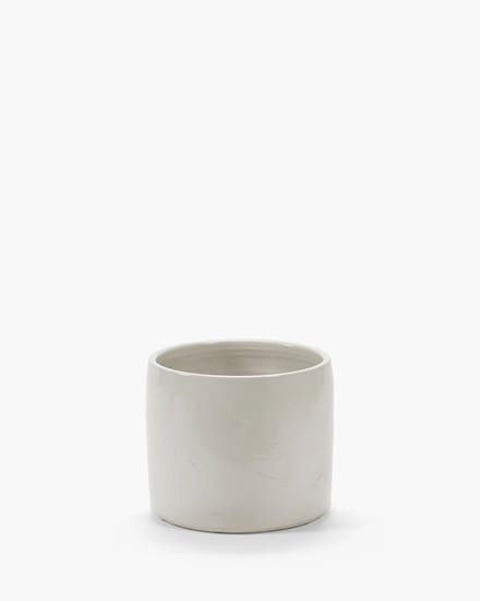 Serax Vincent Van Duysen Vaso 01 bloempot D15cm H12cm wit