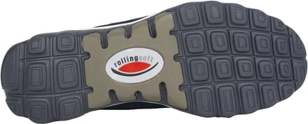 Gabor rollingsoft sensitive 06.966.46 - dames rollende wandelsneaker - Blauw - maat 41 (EU) 7.5 (UK)