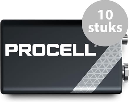ProCell 9V Industrial Batterijen - 10 stuks -