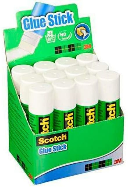 Lijmstift scotch permanent 40gr | 12 stuks