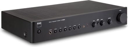 NAD C 316BEE V2 Geïntegreerde stereo versterker - 2x 40W - Zwart