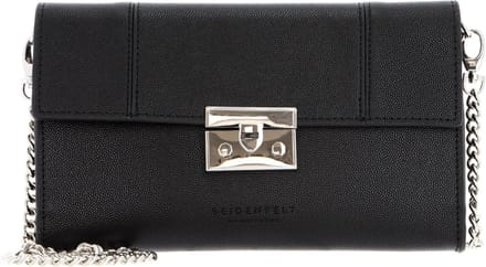 SEIDENFELT MANUFAKTUR Koppeling Avondtas Roros Clutch Black Zwart