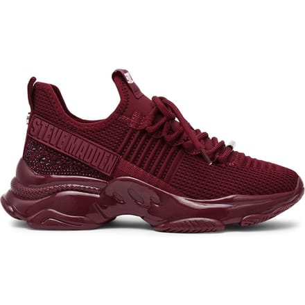 Steve Madden Maxilla-r-e Sneakers Dark Cherry Lacq Taglia: 36 | Sneakers Outlet | Donna