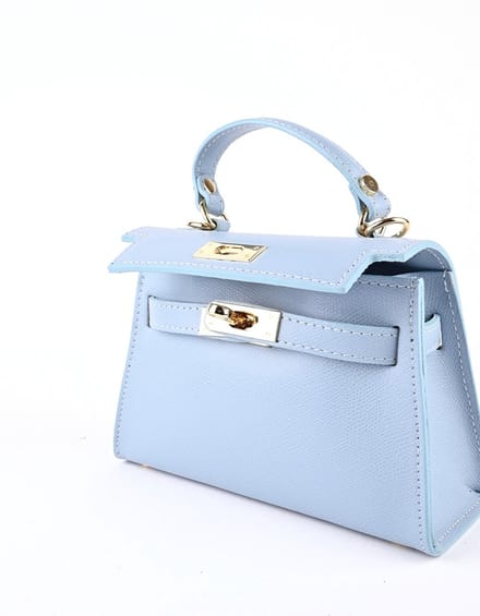 Giuliano lederen handtas Louna - Made in Italy - Beige/Camel