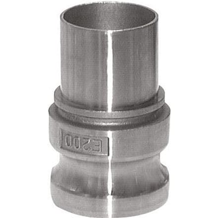Camlock DN 90 (4'') Koppeling RVS met slangpilaar (100 mm) Type E EN 14420-7 (DIN 2828)