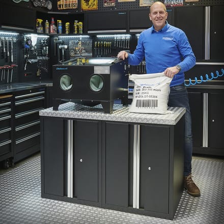 Datona® Combivoordeel: straalcabine 90 liter + glasparel