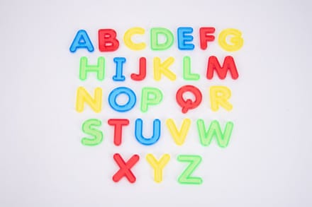 tickit® Doorschijnende Letters Hoofdletters.