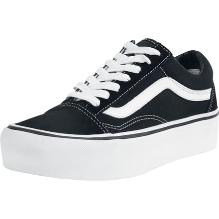 Vans Creepers - Old Skool Platform - EU36 tot 5 - voor Vrouwen - zwart-wit