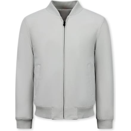 Zomerjas Heren - Nette Bomberjack Heren - Baseball Jacket - Tussenjas Heren - 8862 - Grijs
