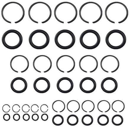 Moersleutel Borgringen - Socket Clips - Gereedschap Gebruik - Veilige Socket Retentie - 5 Sets - Zwart
