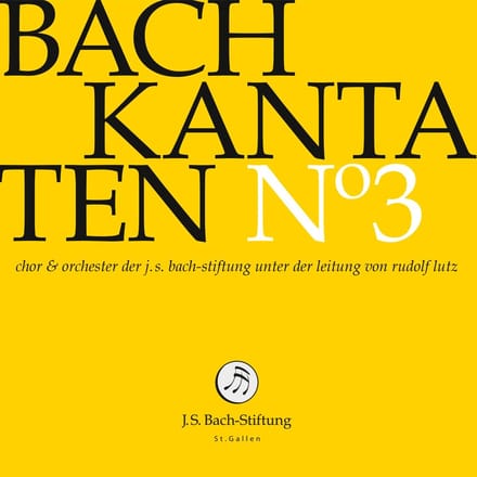 Chor & Orchester Der J.S. Bach-Stiftung, Rudolf Lutz - J.S. Bach: Bach Kantaten No.3 Bwv 132, 35 (CD)