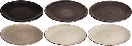 Studio Tavola Dinerborden Vintage Loft ø 26.5 cm - 6 stuks