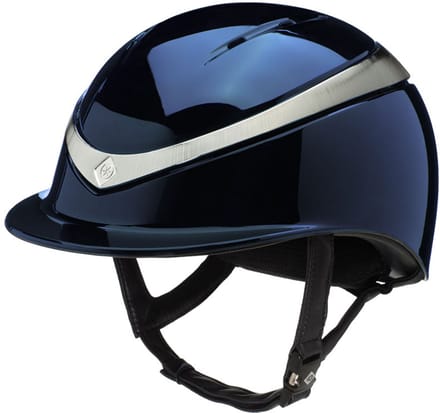 Charles Owen Halo Glossy Navy/Platinum - 52