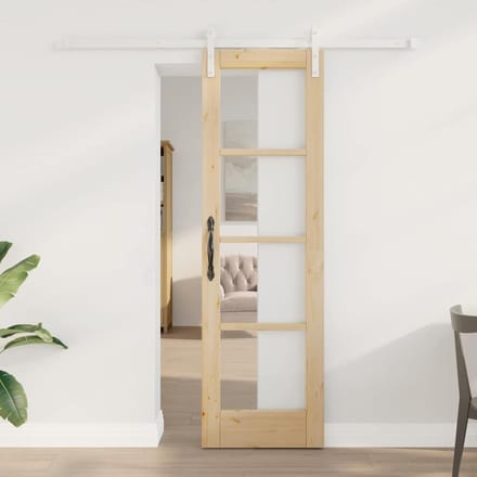 vidaXL - Schuifdeur - ORKDAL - Naturel - 61 - x - 198,5 - cm