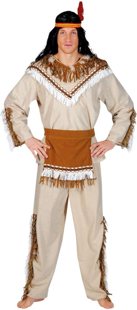 Indianen Kostuum Man Sioux - Maat 48/50