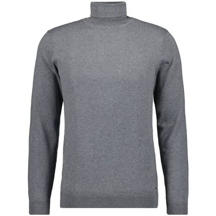 Ragman Trui Col Cotton Cashmere Uni Grijs / male