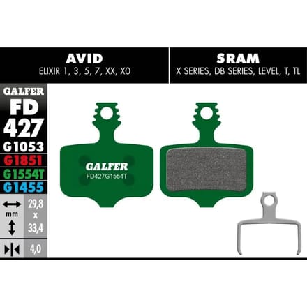 Remblok Galfer Avid Elixir 1 2 3 5 7 Sram Xx, X0, X7, X9, Db