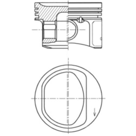 Zuiger KOLBENSCHMIDT 41754610