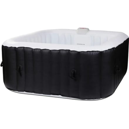 SUN SPA Vierkante opblaasbare opblaasbare spa - 6 personen - 1, 85 x H 0, 65 m