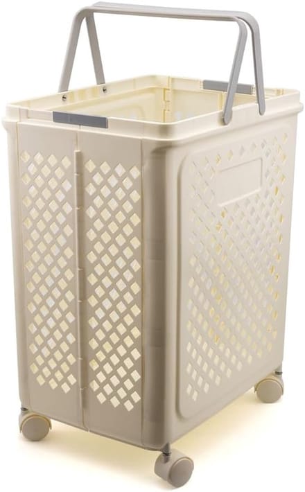 Foldable Laundry Basket, Removable Laundry Basket, Roll-Up Laundry Basket for Home, Bathroom, Bedroom, Dormitory, 44 x - ShopVlot