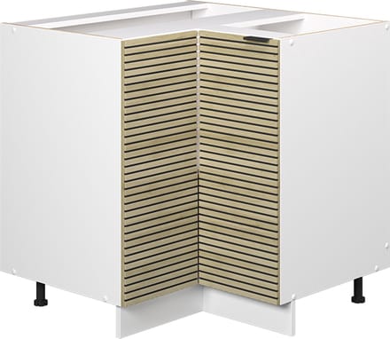 Vicco Fame-Line Hoekkast – 80.5 cm, WB Eik Eiken paneel