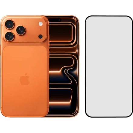 Apple iPhone 17 Pro Max 2TB Oranje + BlueBuilt Screenprotector Glas