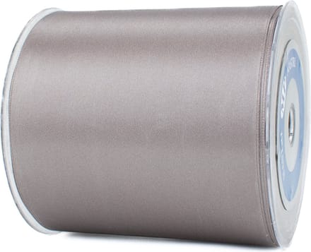 Breed openingslint van 10 cm x 25 meter zilver - lint voor opening - satijnlint