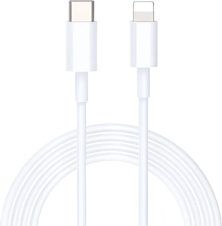 USB-C naar Lightning kabel  1 Meter  geschikt voor Apple iPhone (12,13) & iPad- oplader kabel - lader - kabel - oplader - Duo Pack - 109551