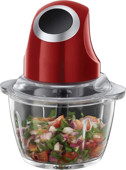 MKSS® Foodprocessor - Elektrische Groentesnijder Multifunctioneel - Vleesmolen - Gehaktmolen - RVS - Top Kwaliteit - Rood