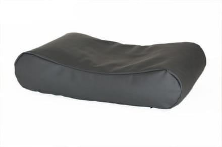 Hondenkussen Deluxe leatherlook antraciet 80x55x15 cm