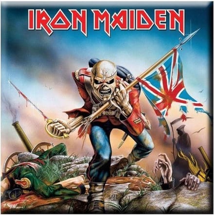 Iron Maiden - The Trooper - Koelkast magneet - 7.5 x 7.5 cm