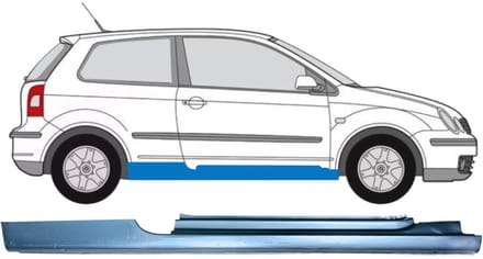 Volledige dorpel voor Volkswagen Polo 2001-2009 / Rechts