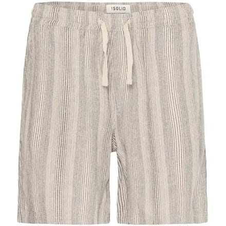Gestreepte elastische korte broek Solid Liam