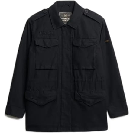 Superdry Embellished Jas Zwart M Vrouw