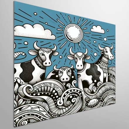 Kunstprint | Wanddecoratie | Dibond | 20 × 20 cm
