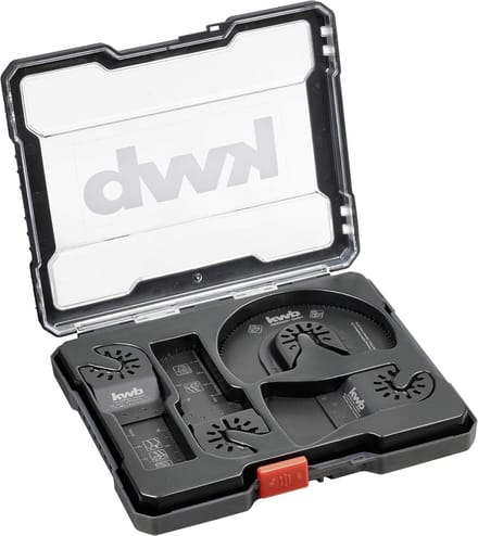 Multitool Accessoireset 4 Delig: Zaagbladen en Schraper voor Diverse Klussen