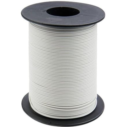 Donau Elektronik 125-S50-5 Draad 1 x 0.25 mm² Wit 50 m