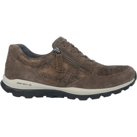 Gabor rollingsoft sensitive 76.968.61 - dames rollende wandelsneaker - Bruin - maat 37 (EU) 4 (UK)
