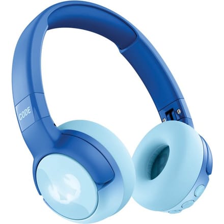 Fresh 'n Rebel Code Junior - Koptelefoon kind - Kinder koptelefoon - Draadloos (Bluetooth) & Bedraad – Inclusief Aux kabel (1m) - Wavy Water