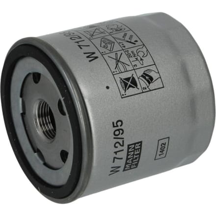 Mann Filter W712/95 - Oliefilter - Schroeffilter - Met Terugslagklep - Ø 76 mm